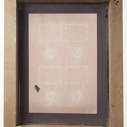 Screen Printing Frame - Four Decorative Images, Lothar Ploss, Melbourne, 1990s