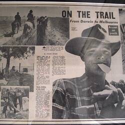 Newspaper Article - 'On the Trail From Darwin to Melbourne', The Sun, 26 Jan 1972