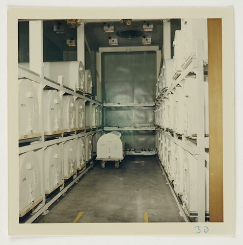 Slide 175, 'Extra Prints of Coburg Lecture', Photographic Paper in Refrigerated Storeroom, Kodak Factory, Coburg, circa 1960s