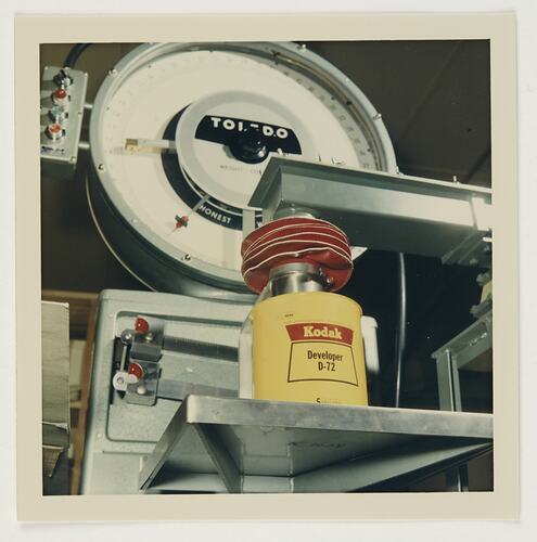 Kodak Australasia Pty Ltd, Kodak Developer D-72 on Scales, Burnley circa 1960s