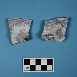 Plate - Ceramic, Whiteware, Transfer Printed, Blue, Asiatic Pheasants Pattern, post circa 1805