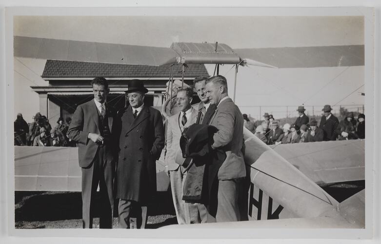 Launch of 'Rouseabout' Plane, Australian Aero Club, Mascot, NSW, 07 Jul 1928