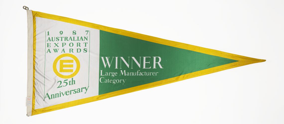 Flag - 1987 Australian Export Awards, Winner