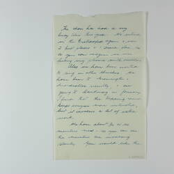 Letter - From Bernard McCray, Frankston, Melbourne to Eileen Leech, Middlesex, England, 19 Dec 1956