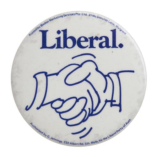 Badge-Liberal, Australia, pre 1986