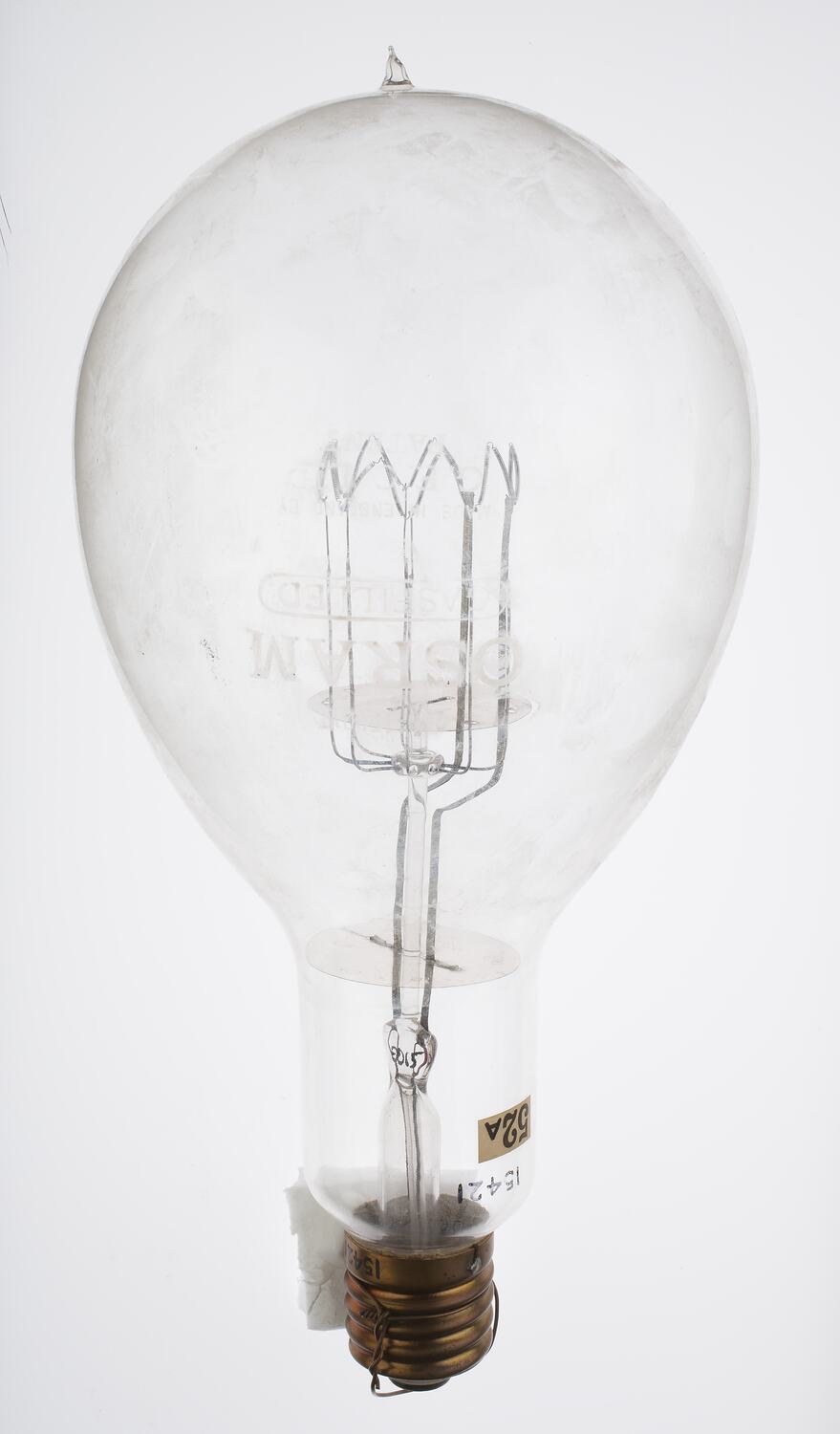 Electric Lamp Tungsten Filament, G.E.C., 'Osram GasFilled', England