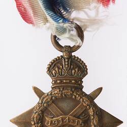Medal - 1914-1915 Star, Great Britain, Private John Adrian Evans, 1918 - Obverse