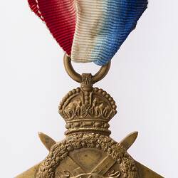 Medal - 1914-1915 Star, New Zealand, Sergeant W.F. Doubleday, 1918 - Obverse