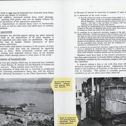 Booklet - Facts About Quarantine in Australia, March 1957
