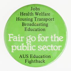 Badge - Fair Go For the Public Sector