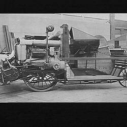 Photograph - H.V. McKay Pty Ltd, Side View of 12-ft Cut Fordson Engine Powered Auto Header, Sunshine, Victoria, 1927