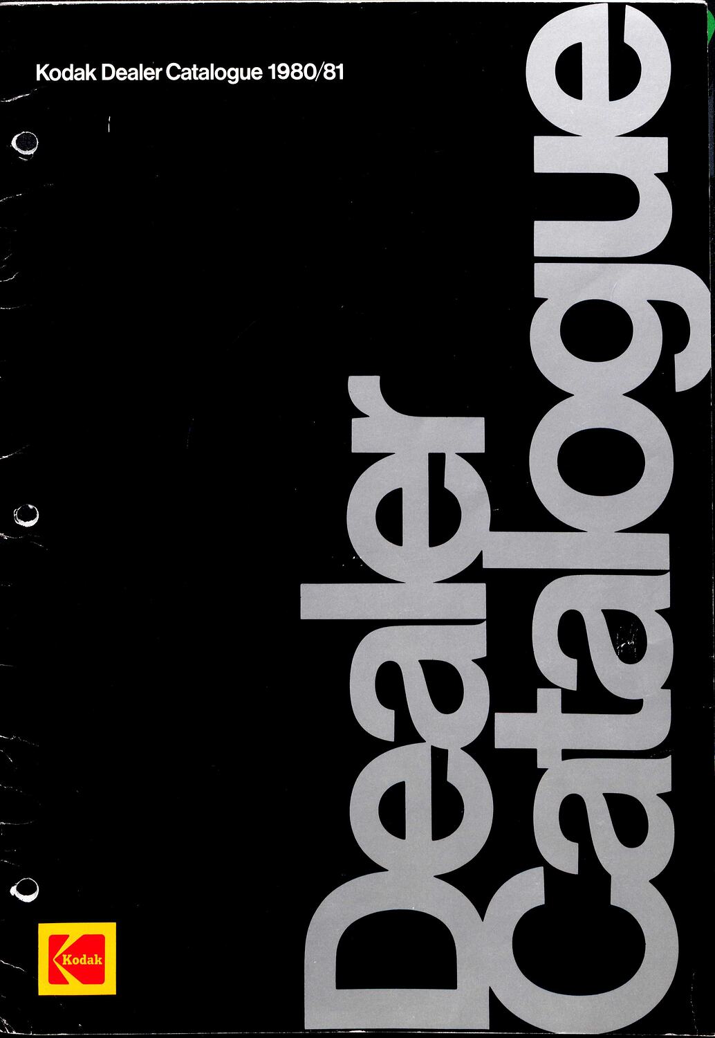 Catalogue Kodak Ltd, 'Kodak Dealer Catalogue 1980/81', London