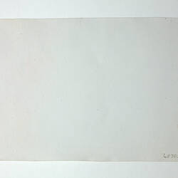 Blank back of picture.