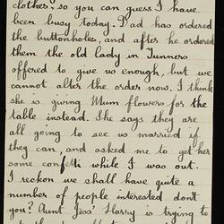 Letter - Page 3 - 4, Lucy Simmons, Thundersey, Essex To Stanley Hathaway, Coventry, Jul 1938