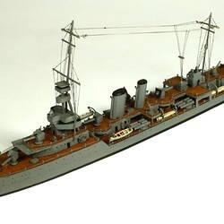 Model ship.
