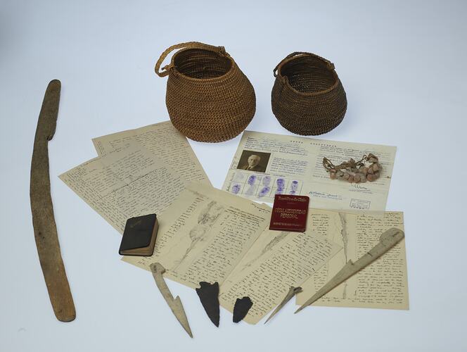 Baldwin Spencer Tierra del Fuego objects