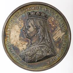 Medal - Melbourne Centennial International Exhibition Silver Prize, Victoria, Australia, 1888