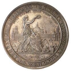 Medal - International Exhibition, Sydney, Silver Prize, New South Wales, Australia, 1879