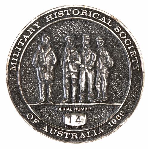 Medal - Flight London to Australia, 1919, 1969 AD