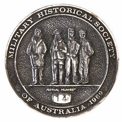 Medal - 50th Anniversary 1919 London to Australia Flight, Military Historical Society of Australia, Australia, 1969