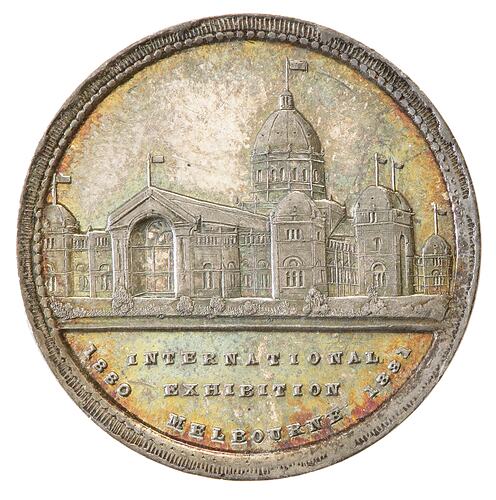 Medal - Melbourne International Exhibition Commemorative, 1880 AD
