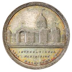 Medal - Melbourne International Exhibition Commemorative, 1880 AD
