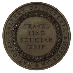 Medal - National Gallery of Victoria Travelling Scholarship, c. 1880 AD