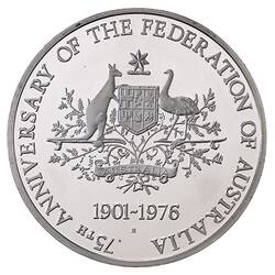 Medal - 75th Anniversary of Australian Federation, 1976 AD