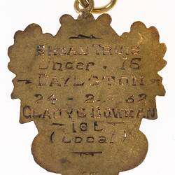 Medal - Scottish Dancing Prize, Frankston, 1932 AD