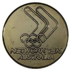 Medal - Olympics Games Los Angeles, Network 10, M.r. Roberts Ltd, New 