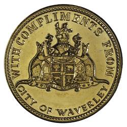 Medal - Sesquicentenary of Victoria, City of Waverley, 1985
