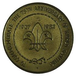Medal - 75th Anniversary of World Scouting, 1982 AD