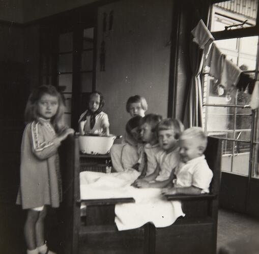 Hendrika Perdon & Other Children, Boarding School, The Netherlands, 1942