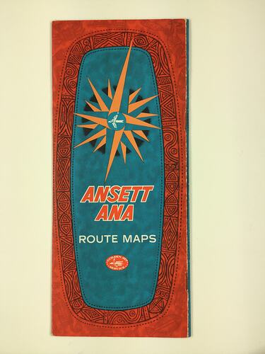 HT 54712, Booklet - Ansett ANA Route Maps, 1960s (MIGRATION), Document, Registered