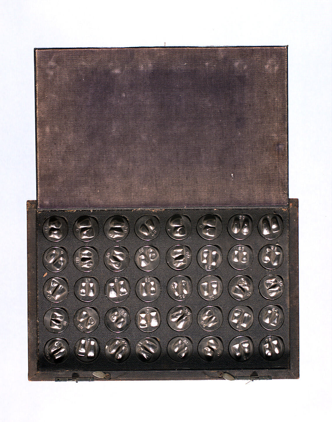 Dental Molds Silver, circa 1910