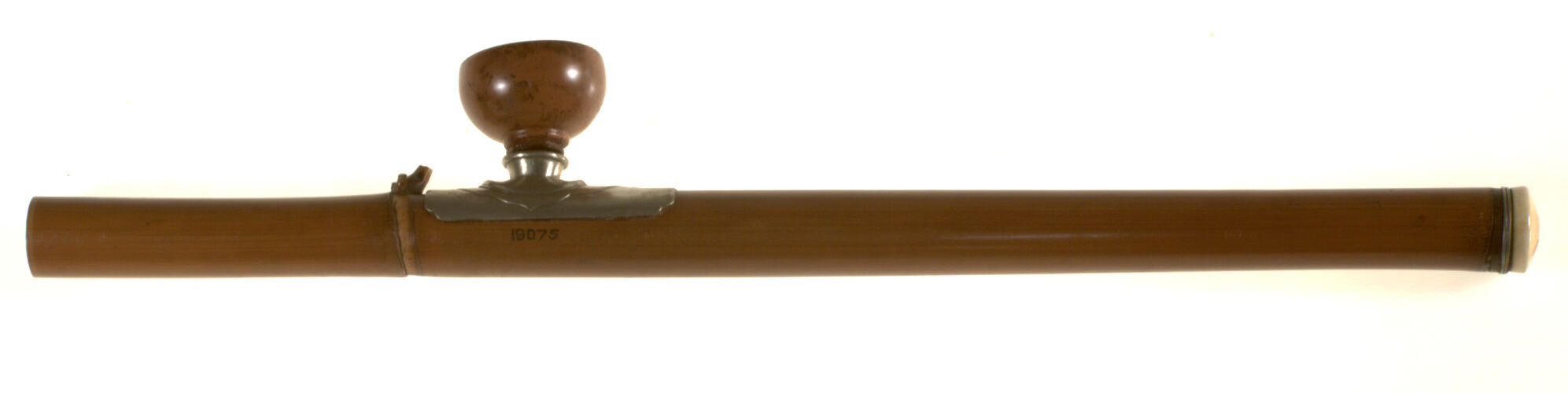 Opium Pipe - Bamboo, Ivory & Pottery, circa 1900s-1930s