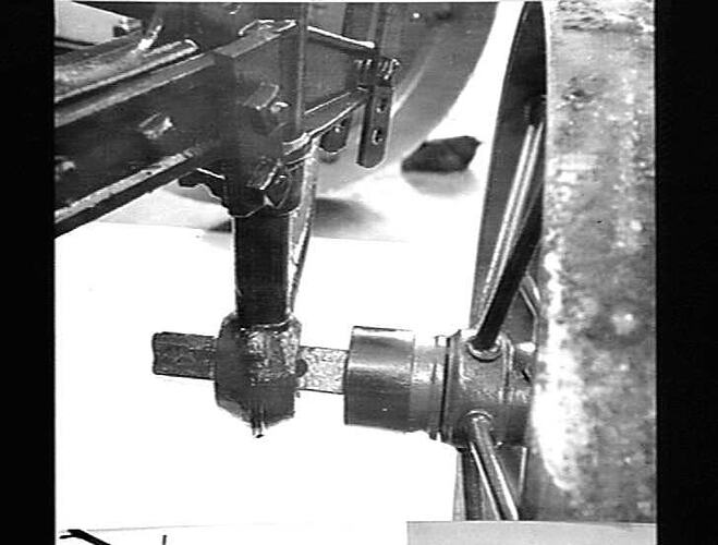 REAR WHEEL & AXLE. HIGH BEAM PLOUGH. JULY 1934
