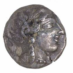 Coin - Tetradrachm, Athens, Attica, circa 450 BC