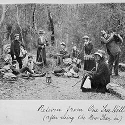 Photograph - 'Return from One Tree Hill After Seeing the New Year In', by A.J. Campbell, Ferntree Gully, Victoria, 01 Jan 1906