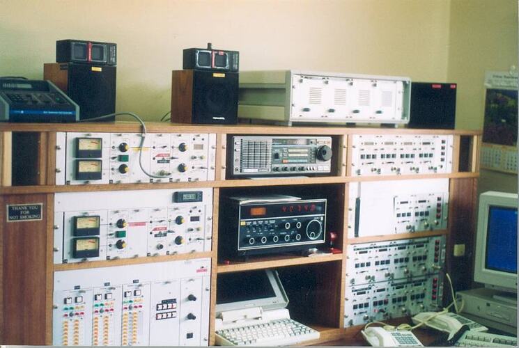 Photograph - Melbourne Coastal Radio Station, VHF Radio Telephone Console