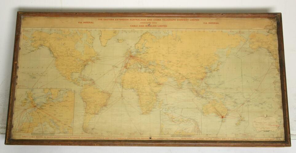 Map - The Eastern Extension Australasia and China Telegraph Company Limited
