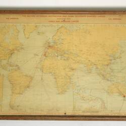 Map - The Eastern Extension Australasia and China Telegraph Company Limited, early 20th Century
