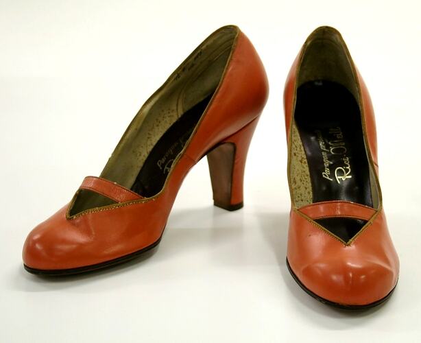 Pair of Shoes - Paragon, Rice O'Niell, Orange Leather