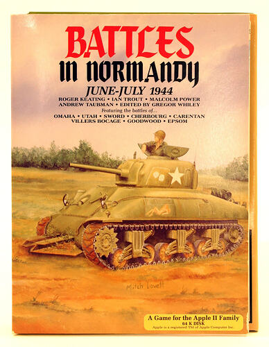 Software box - 'Battles In Normandy June-July 1944'