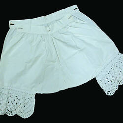 Bloomers - Off White Linen, circa 1940