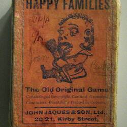 Instructions - Card Game, Happy Families, 1860-1900