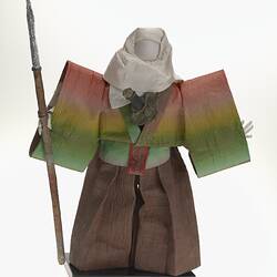 Shimotsuke Paper Doll - 'Benkei' [1], Kabuki Priest Warrior, 1998-2007