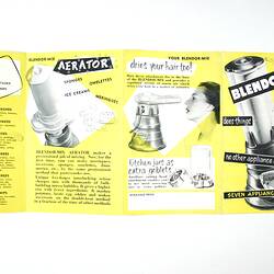 Publicity Brochure - Gulbransen, 'Blendor-Mix ... Seven Appliances in One', circa 1950s