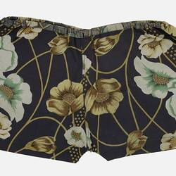 Shorts - Draw-String, Floral Cotton, circa 1978