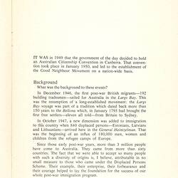 Booklet - R.E. Armstrong, 'Integration: A Task for all Australians', 1973